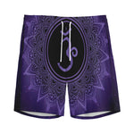 Sahasrara Chakra Symbol Print Men's Sports Shorts