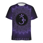 Sahasrara Chakra Symbol Print Men's Sports T-Shirt