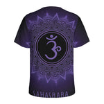 Sahasrara Chakra Symbol Print Men's Sports T-Shirt