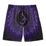 Sahasrara Chakra Symbol Print Men's Swim Trunks