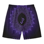 Sahasrara Chakra Symbol Print Men's Swim Trunks