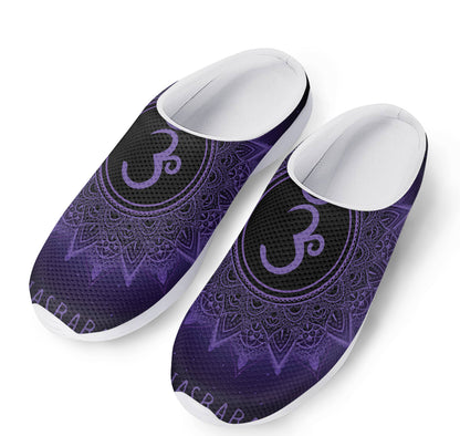 Sahasrara Chakra Symbol Print Mesh Casual Shoes