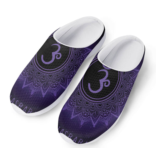 Sahasrara Chakra Symbol Print Mesh Casual Shoes