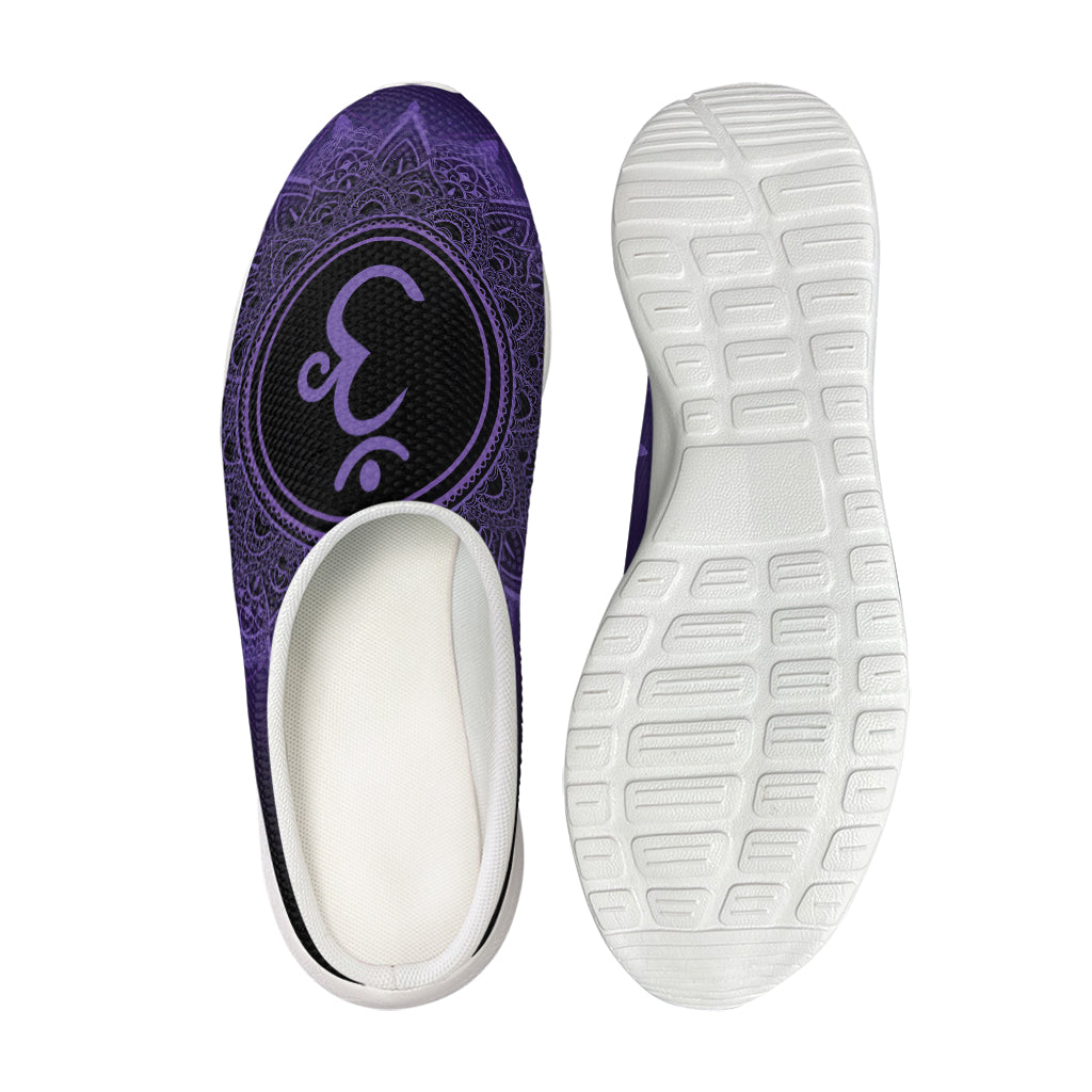 Sahasrara Chakra Symbol Print Mesh Casual Shoes