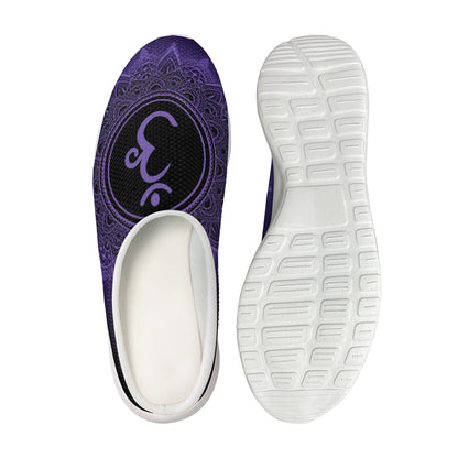 Sahasrara Chakra Symbol Print Mesh Casual Shoes