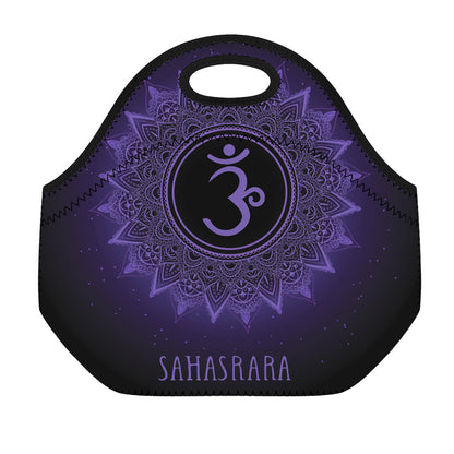 Sahasrara Chakra Symbol Print Neoprene Lunch Bag