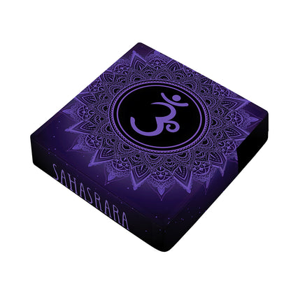 Sahasrara Chakra Symbol Print Outdoor Seat Cushion Cover