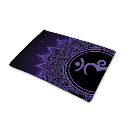 Sahasrara Chakra Symbol Print Pet Cooling Mat Cover