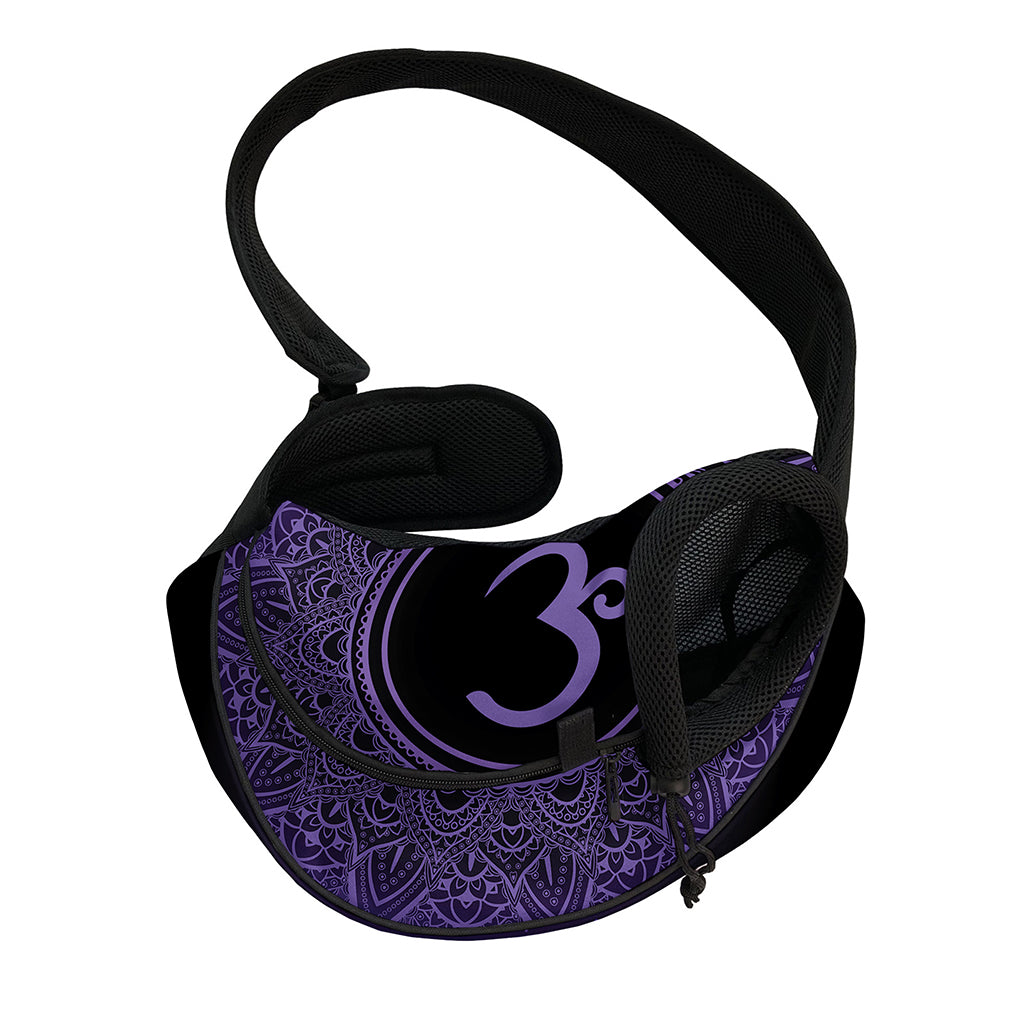 Sahasrara Chakra Symbol Print Pet Sling Carrier