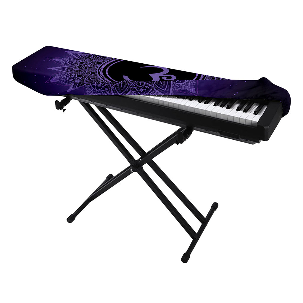 Sahasrara Chakra Symbol Print Piano Keyboard Cover