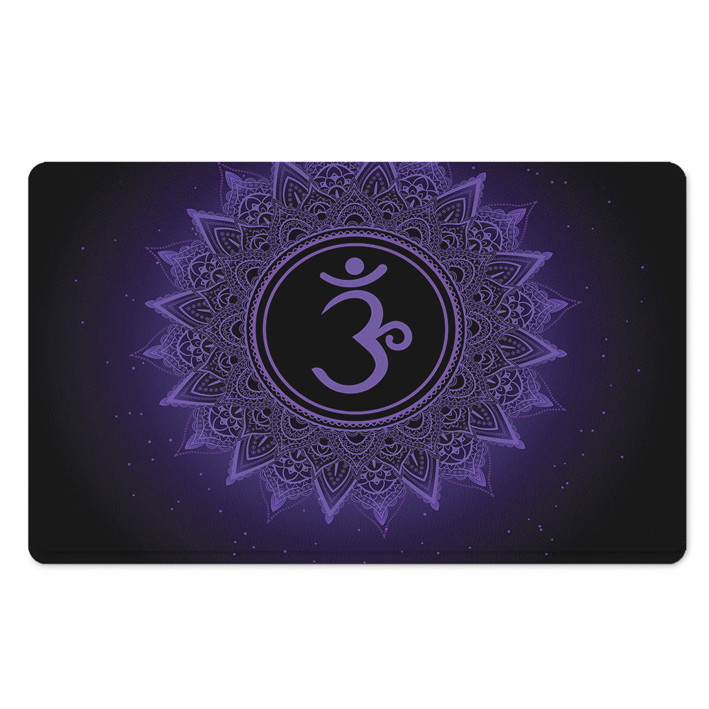 Sahasrara Chakra Symbol Print Polyester Doormat