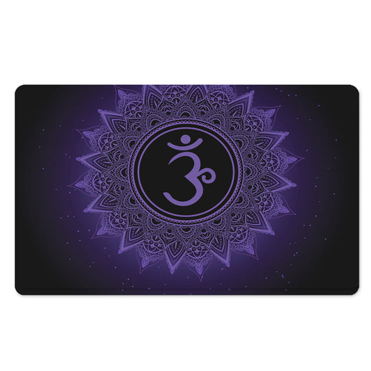 Sahasrara Chakra Symbol Print Polyester Doormat