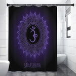 Sahasrara Chakra Symbol Print Premium Shower Curtain