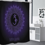 Sahasrara Chakra Symbol Print Premium Shower Curtain