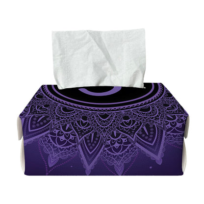 Sahasrara Chakra Symbol Print Rectangle Tissue Box Cover