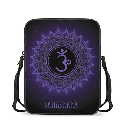 Sahasrara Chakra Symbol Print Rectangular Crossbody Bag