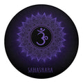 Sahasrara Chakra Symbol Print Round Blanket