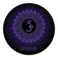 Sahasrara Chakra Symbol Print Round Floor Mat