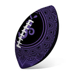 Sahasrara Chakra Symbol Print Rugby Ball