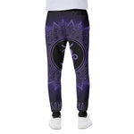Sahasrara Chakra Symbol Print Scuba Joggers
