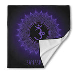 Sahasrara Chakra Symbol Print Silk Bandana
