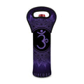 Sahasrara Chakra Symbol Print Single Neoprene Wine Tote