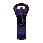 Sahasrara Chakra Symbol Print Single Neoprene Wine Tote
