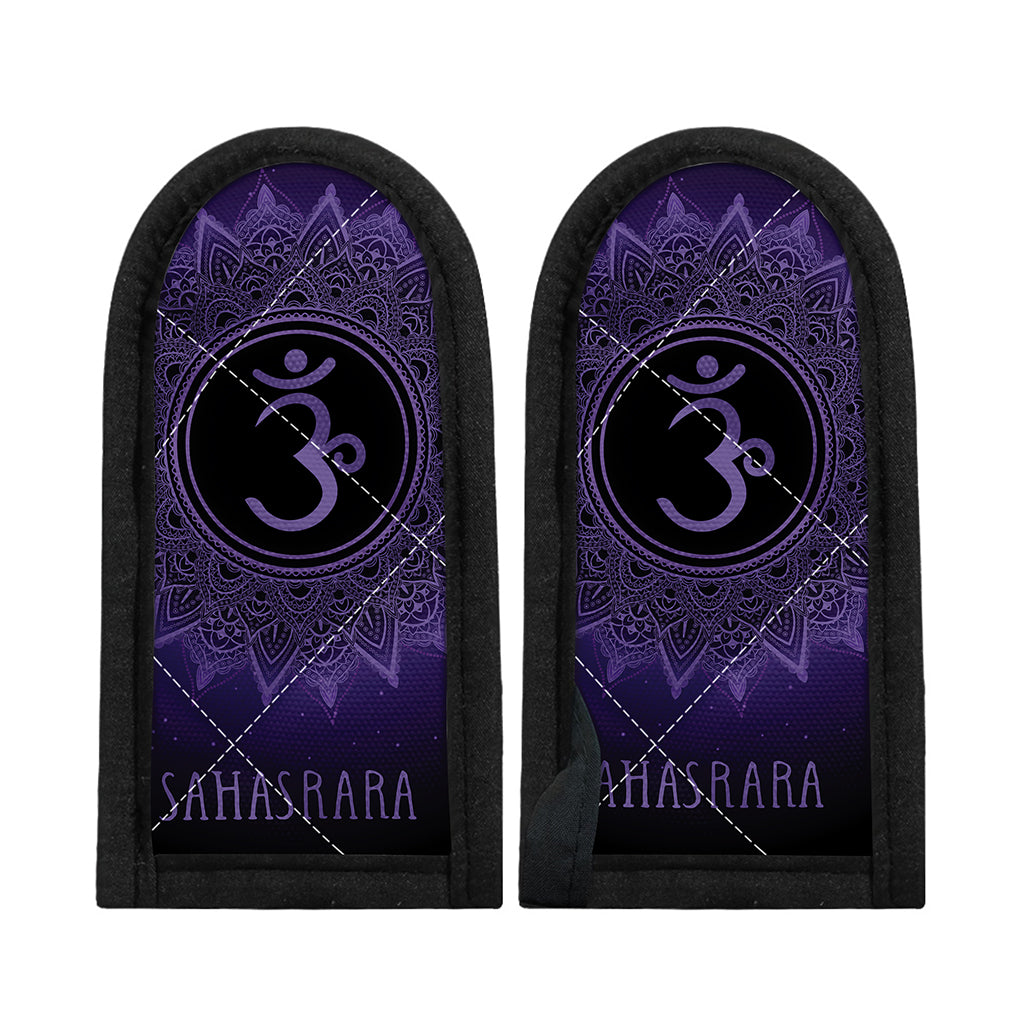 Sahasrara Chakra Symbol Print Skillet Handle Cover