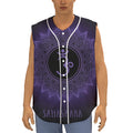Sahasrara Chakra Symbol Print Sleeveless Baseball Jersey