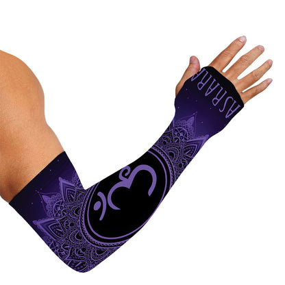 Sahasrara Chakra Symbol Print Sun Protection Arm Sleeves