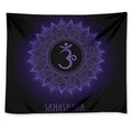 Sahasrara Chakra Symbol Print Tapestry
