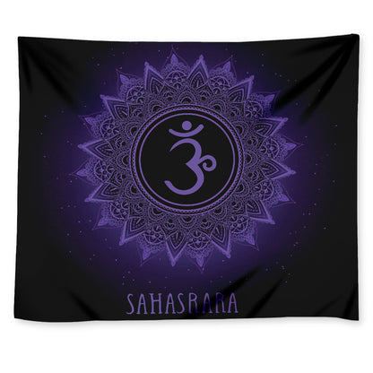 Sahasrara Chakra Symbol Print Tapestry