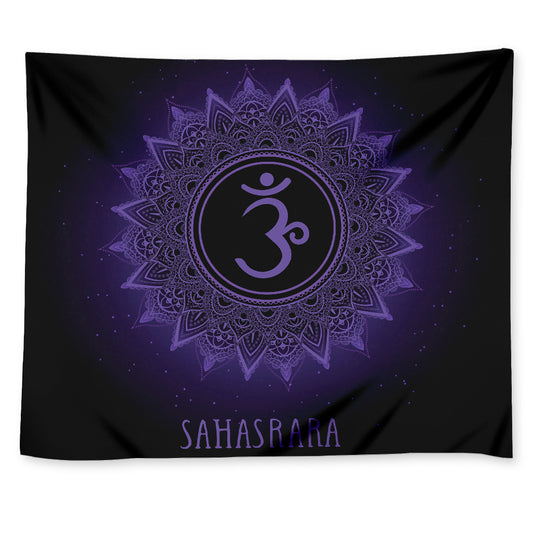Sahasrara Chakra Symbol Print Tapestry