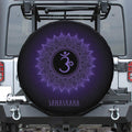Sahasrara Chakra Symbol Print Tire Cover