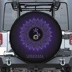 Sahasrara Chakra Symbol Print Tire Cover With Camera Hole