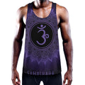 Sahasrara Chakra Symbol Print Men's Workout Tank Top