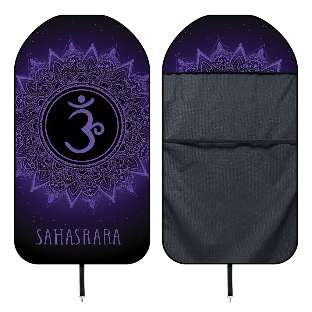 Sahasrara Chakra Symbol Print Waterproof Car Seat Cover