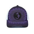 Sahasrara Chakra Symbol Print White Mesh Trucker Hat