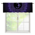 Sahasrara Chakra Symbol Print Window Valance