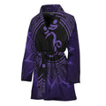 Sahasrara Chakra Symbol Print Women's Bathrobe