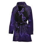 Sahasrara Chakra Symbol Print Women's Bathrobe