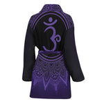 Sahasrara Chakra Symbol Print Women's Bathrobe