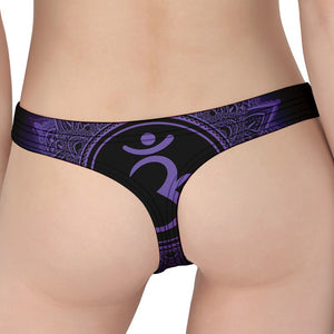 Sahasrara Chakra Symbol Print Women's Thong