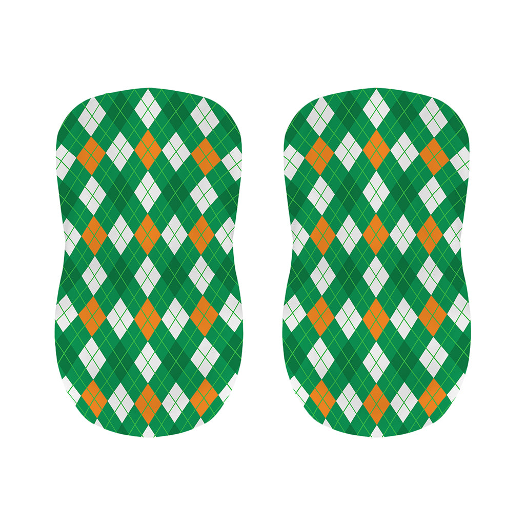 Saint Patrick's Day Argyle Pattern Print Bar Stool Covers
