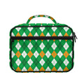 Saint Patrick's Day Argyle Pattern Print Briefcase Bible Bag