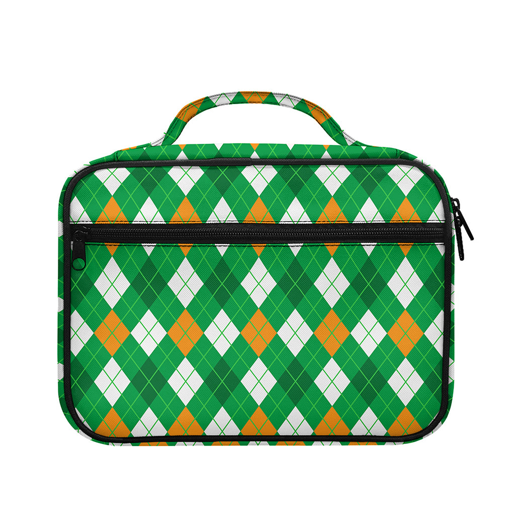 Saint Patrick's Day Argyle Pattern Print Briefcase Bible Bag