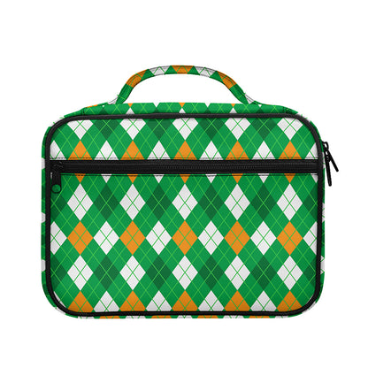 Saint Patrick's Day Argyle Pattern Print Briefcase Bible Bag