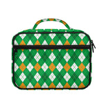 Saint Patrick's Day Argyle Pattern Print Briefcase Bible Bag