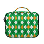 Saint Patrick's Day Argyle Pattern Print Briefcase Bible Bag