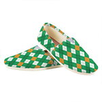 Saint Patrick's Day Argyle Pattern Print Casual Shoes